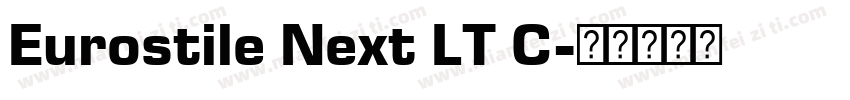 Eurostile Next LT C字体转换